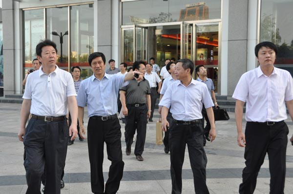 淮南市委常委,常务副市长王诚一行莅临华亿集团考察
